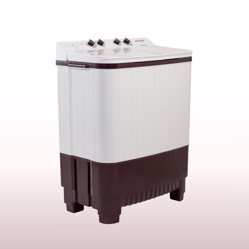 AIWA Sentakki Semi-Automatic Washing Machine 9.5kg AIWP95T-BR | TOUGHENED GLASS TOP