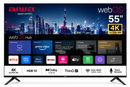 AIWA AIWOS55X3 140 CM WebOS Smart TV | 4K UHD Display | Dolby Audio | HDR10 | Voice Remote | ThinQ AI Smart TV (55 Inch)