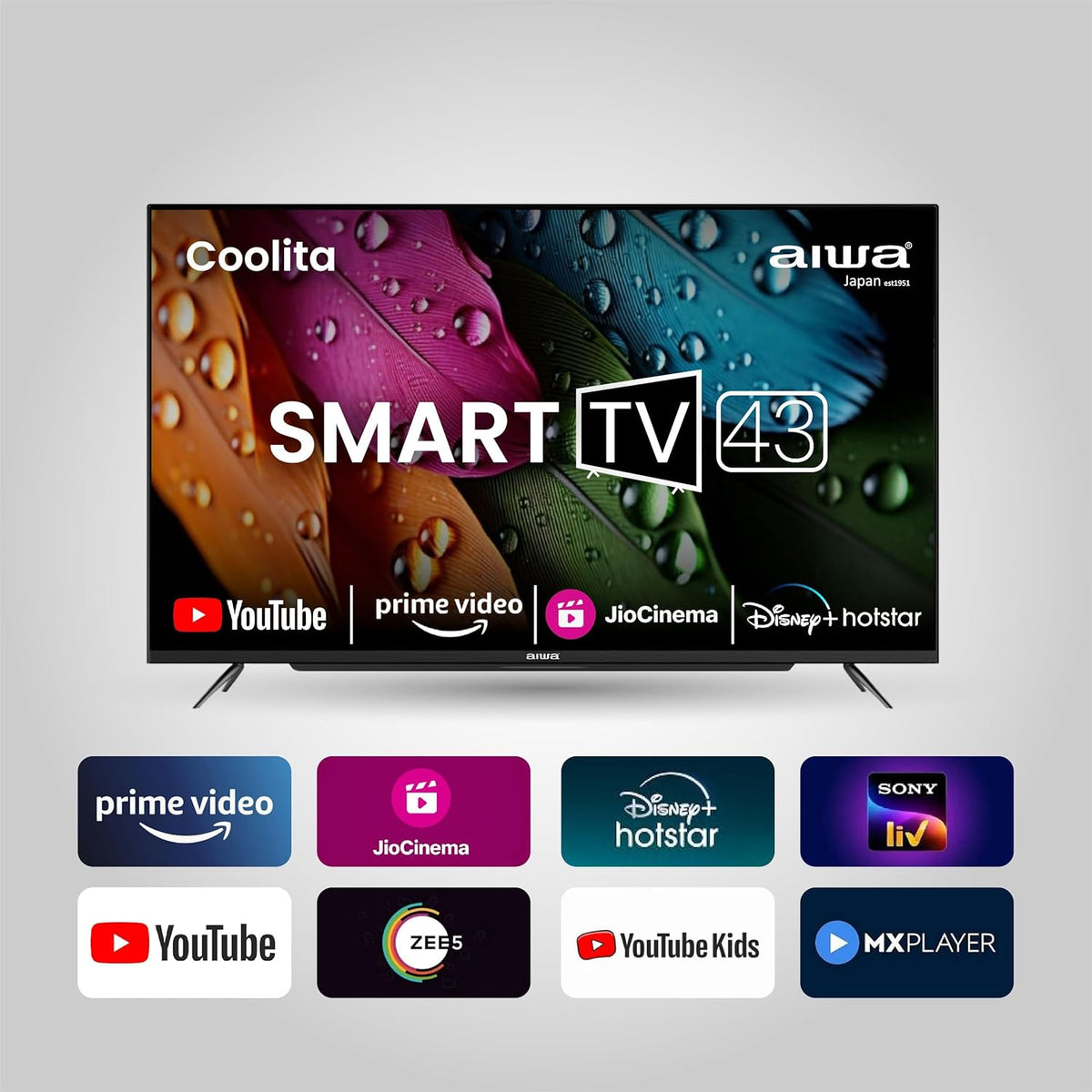 Aiwa 108 cm (43 inches) Full HD Smart TV LED Display | Magnifiq Series