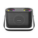 Aiwa Nano Blast AW-SSB140 Wireless Bluetooth Speaker | Portable Wireless with FM Radio, USB, TF Card & AUX Input | Auto Reconnect | DC 5V Rechargeable | Black