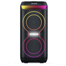 AIWA AW-PS702 Wireless Bluetooth Party Speaker | 200W Monstrous Pro Sound | 2x6.5" Subwoofer with 2 Wireless MIC | RGB Dynamic LED Lights | Up to 6 Hrs Playtime | Mic Input | Black| TWS Dual-Link Technology