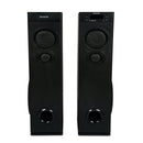 AIWA AW-TW901 120W Multimedia Tower Speakers with 2 Wireless Mic, 8"x2 Sub Woofers, 4"x2 Speakers, 2.25"x2 Tweeters, 5 Preset Equalizers, Remote Control, Multi-Connectivity (USB/AUX/FM/Mic/TWS), Black