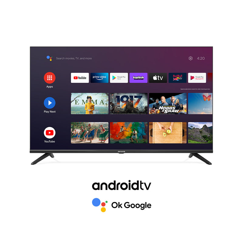 AIWA MAGNIFIQ 80 cm (32 inches)  HD Ready Smart Google TV AS32HDX1-GTV (Black) (2023 Model) | Powered by Android 11