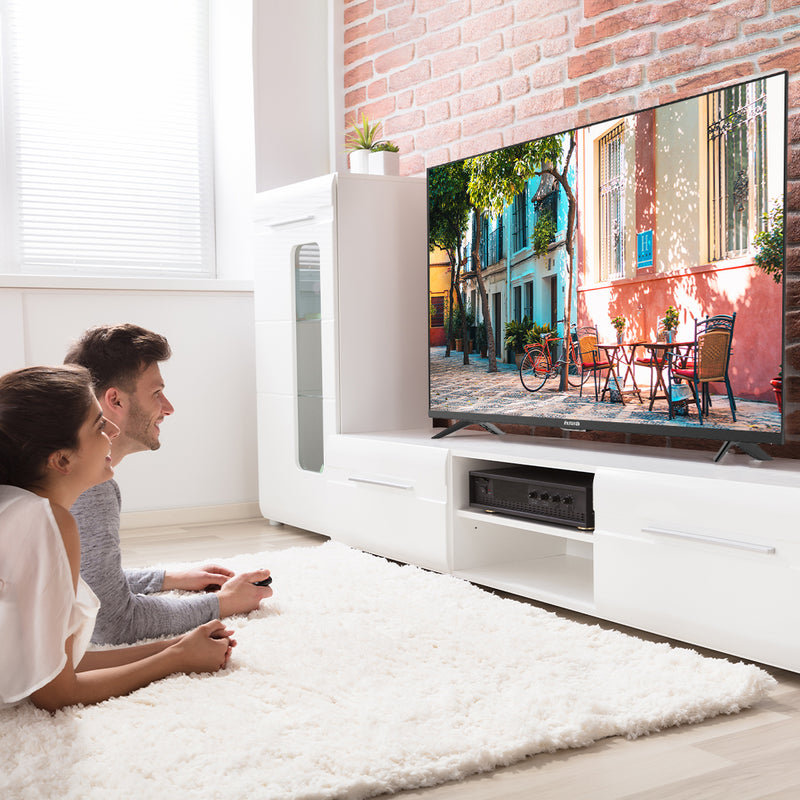 AIWA MAGNIFIQ 108 cm (43 inches)  Ultra HD 4K Smart Google LED TV AS43UHDX1-GTV (Black) (2023 Model) | Powered by Google TV