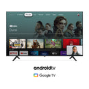 AIWA MAGNIFIQ 139 cm (55 inches)  Ultra HD 4K Smart Google LED TV AS55UHDX1-GTV (Black) (2022 Model) | Powered by Google TV